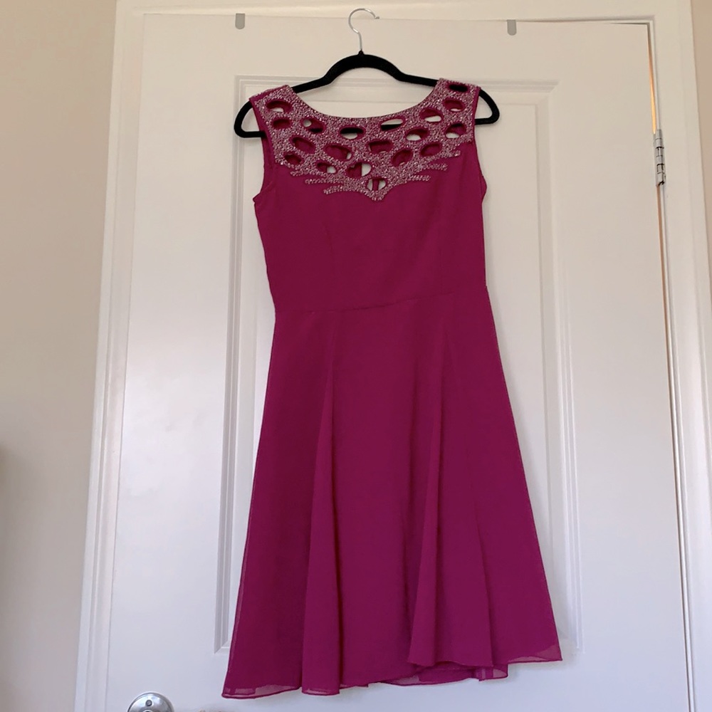 Magenta MIDI dress